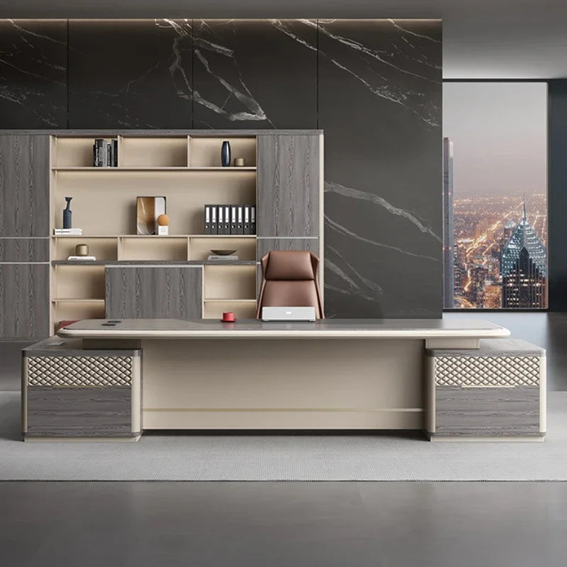 Office Desks Study Table Corner Desk Professional Furniture Home Computer Multifunctional Multifunction L Shaped Tavolo
Offices