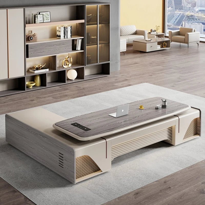 European Art Office Desk Gaming Luxury Storages Conference Long Computers Desks Bookshelf Mesa De Escritorio Office Furniture
