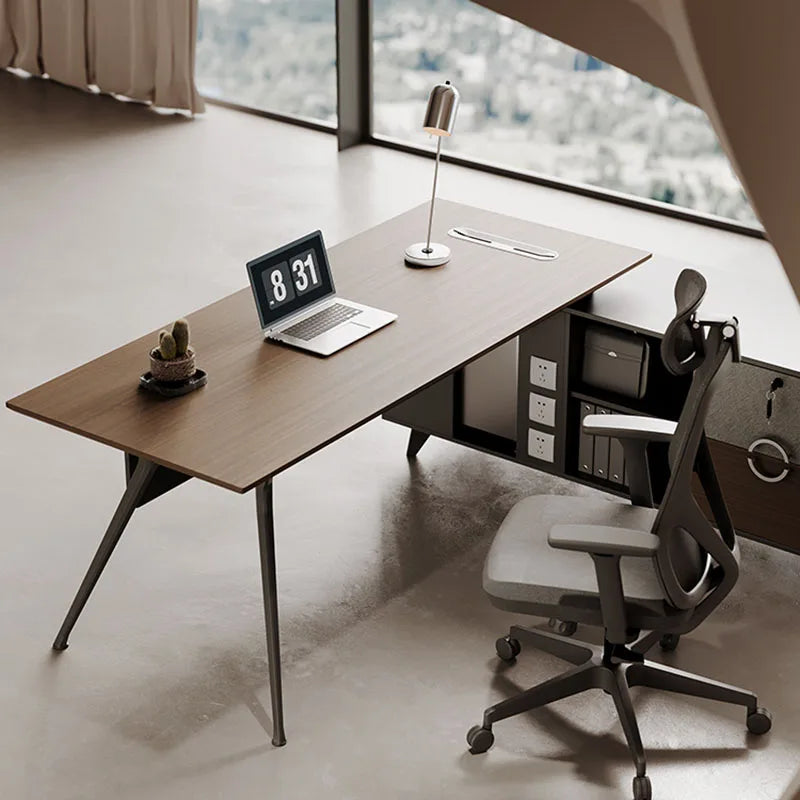 Multifunctional Student Desk Reading Tables Storage L Shaped Reception Meeting Table Industrial Escritorio Conference Simple