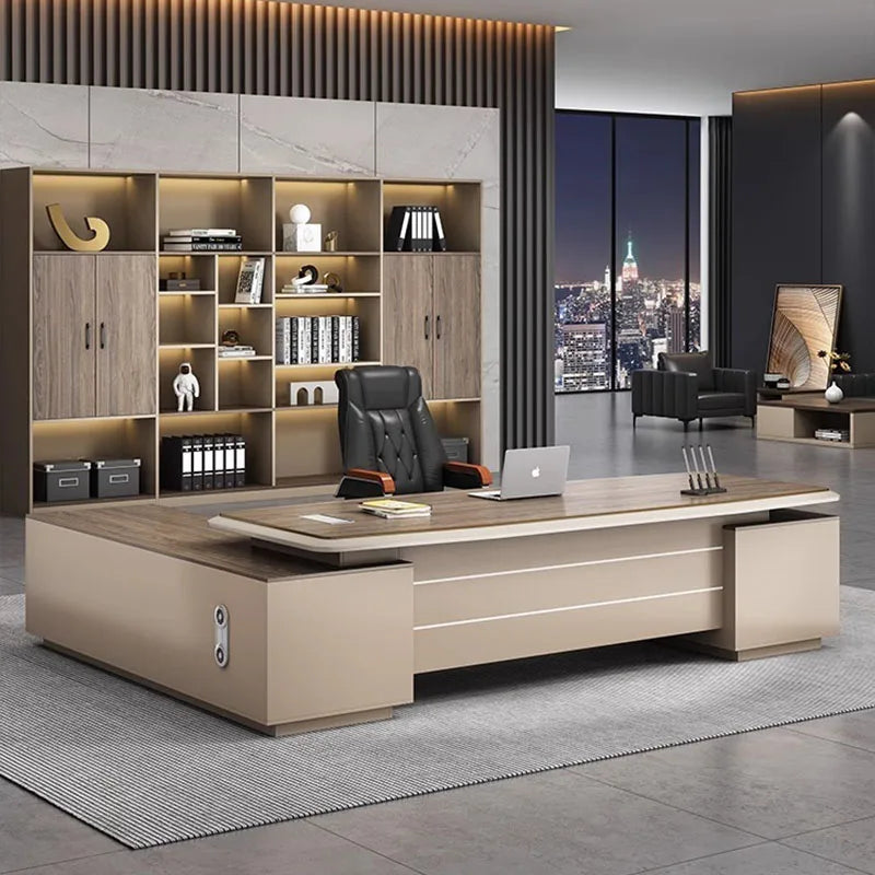 Office Desks Computer Offices Home Desk Professional Furniture Minimalist Executive Gaming Tables L Shaped Multifunctional Work