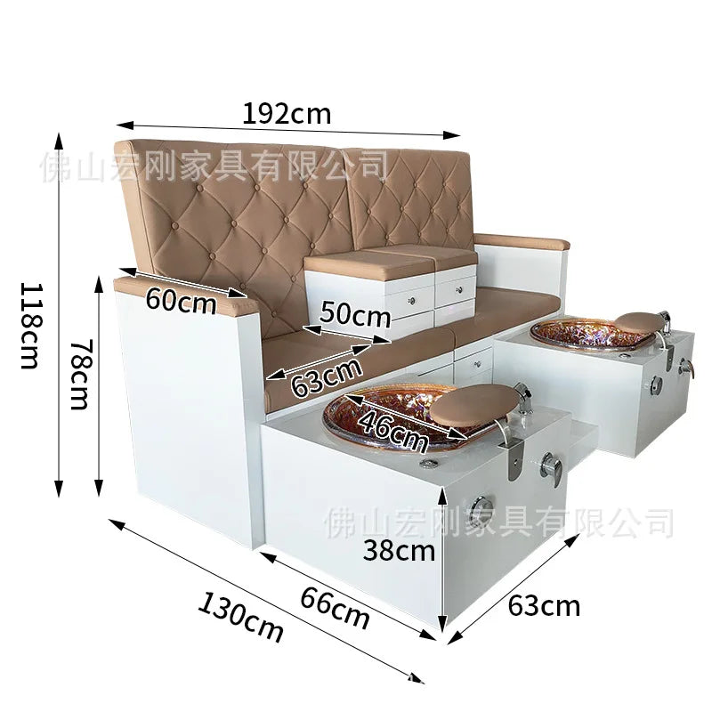 Professional Podiological Armchair Pedicure Room Chair Tub Spa Podiatry Petal Pipeless Support Manicur Chairs Easel Platform