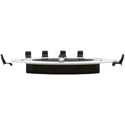 Stylish minimalist modern negotiation table with matching chair combinations
