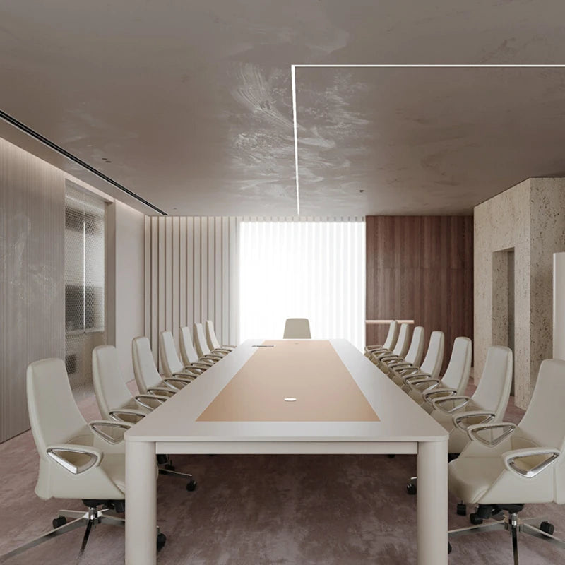Modern Large Conference Table &amp; Chair Set
