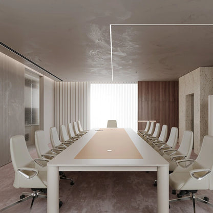 Modern Large Conference Table &amp; Chair Set