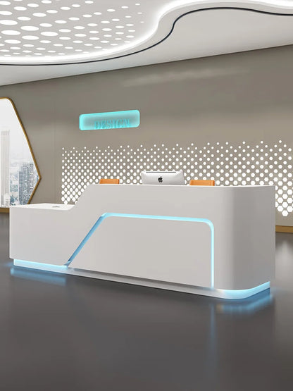 Elegant Reception Desk and Office Counter