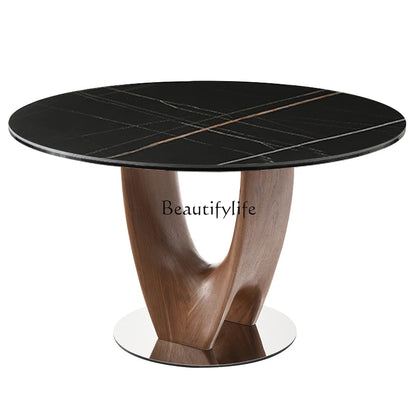 Nordic Light Luxury Round Dining Table