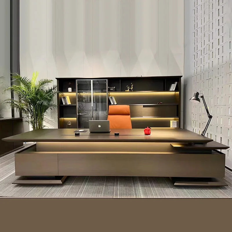 Executive desk with drawers