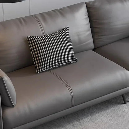Simple Reception Living Room Sofas Leather Waterproof Armchair Nordic Living Room Sofas European Italian Canape Salon Furniture