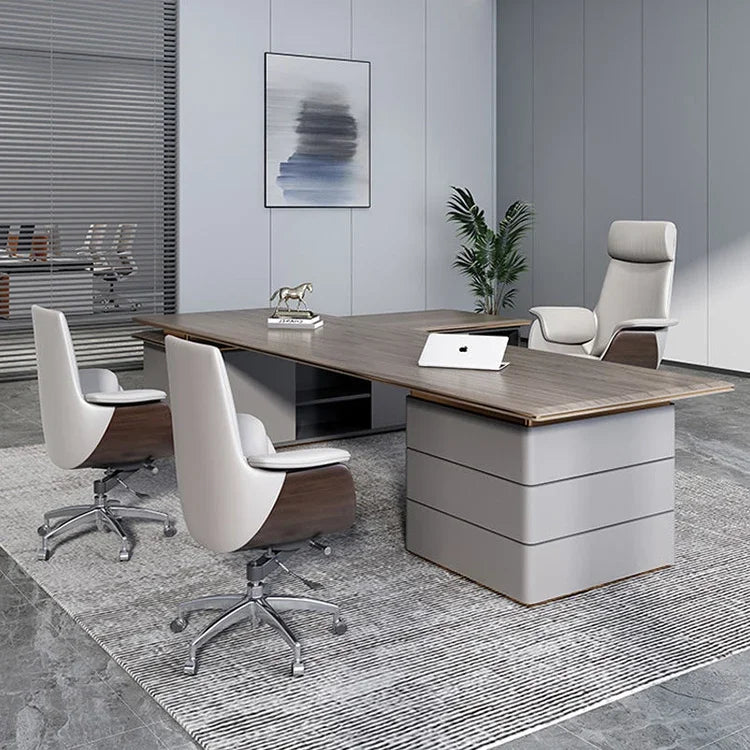 Modern High Back Pu Ergonomic Swivel Office Chair Living Room Executive Leather Office Chair