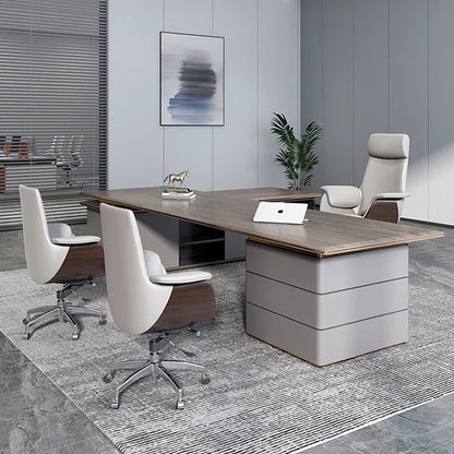 Modern High Back Pu Ergonomic Swivel Office Chair Living Room Executive Leather Office Chair