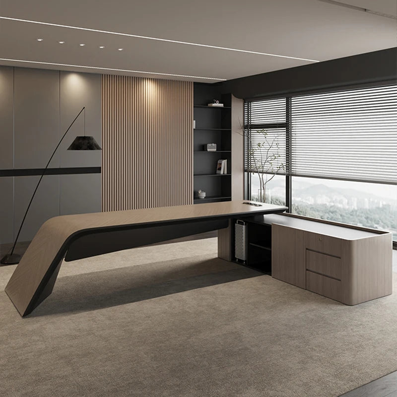 Standing Laptop Computer Desks Gaming Notebook Writing L Shaped Office Table Work Storage Meuble Ordinateur Office Furniture