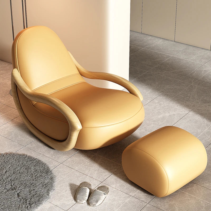 Nordic Lounge Chair – Luxury Designer Rocking Chair