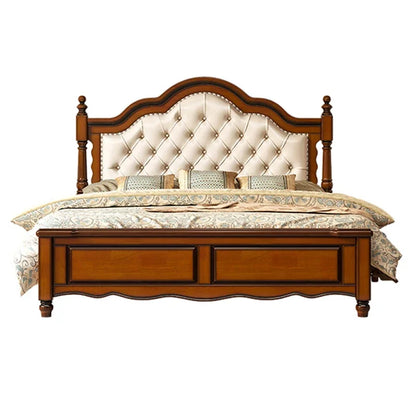 Storage American Double Bed Headboard Italian Master Designer Double Bed Sleeping European Camas De Dormitorio Bedroom Furniture