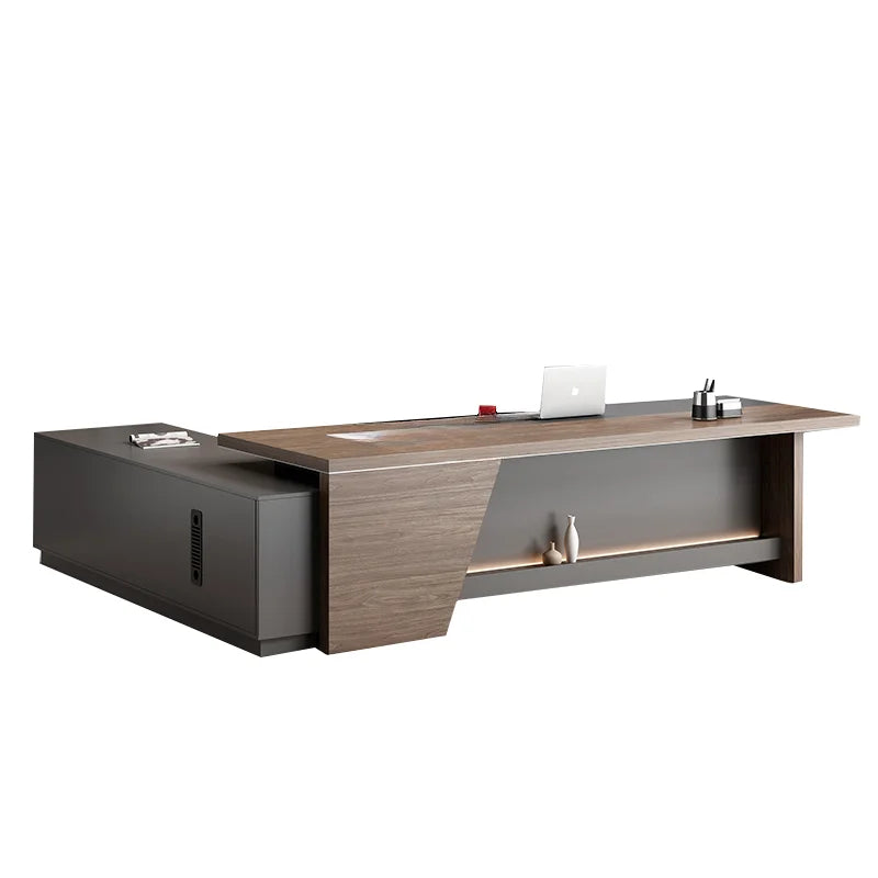 Luxury L-Shaped European Vanity Office Desk