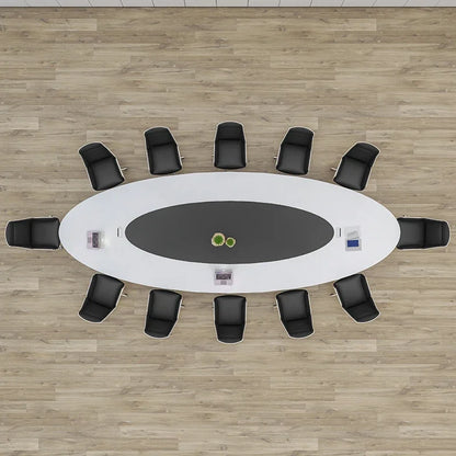Stylish minimalist modern negotiation table with matching chair combinations