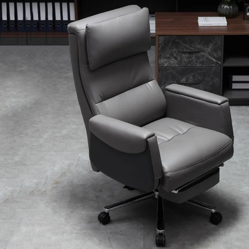 Mobile Ergonomic Gaming Office Chair: Recliner with Massage Feature