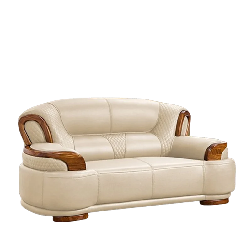 Luxury Villa Sofa Wood Green High End Apartment Sofa European Large Sillon Relax Reclinable Para Salon Living Room Furniture