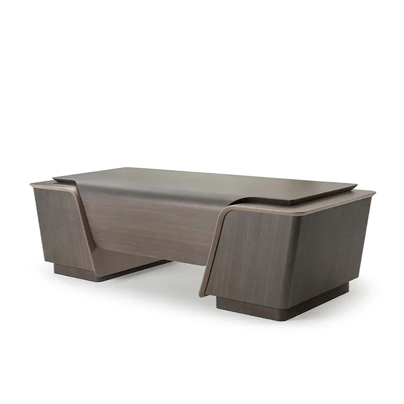 Italian desk household high-end computer desk office light luxury desk and chair combination