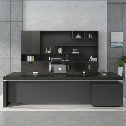 Office Desk Table Furniture Storage Bedroom Minimalist Floor Conference L Shaped Computer Mesas De Computador Standing Secretary