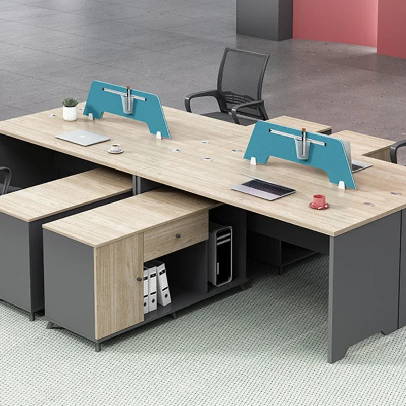 Multifunctional L-Shaped Study Desk, Executive Office & Gaming Desk, Professional Furniture for Bedroom or Office