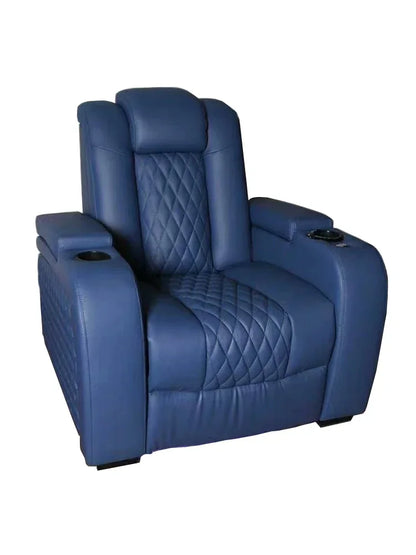 Dual Motors electric recliner massage chair theater living room Sofa functional genuine leather couch Cinema Double Power Seats