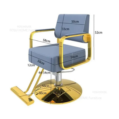 European Barber Chairs Salon Furniture Simple Barber Shop Hairdressing Chair Hair Salon Lift Beauty Salon Chairs X