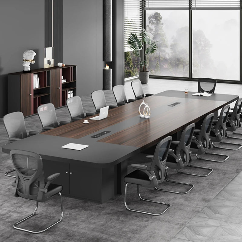 Computer standing conference table—metal design