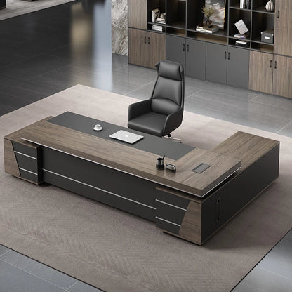Modern L-Shaped Office Desk: Stylish and Functional, Perfect for Workspaces