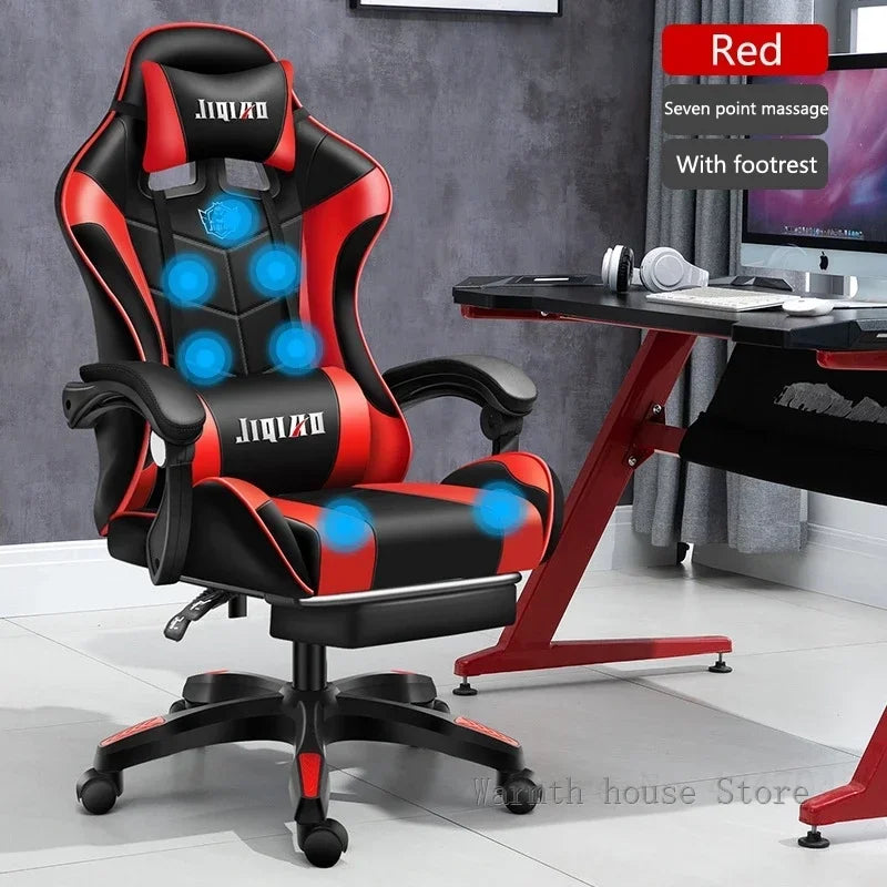 High quality gaming chair RGB light office chair gamer computer chair Ergonomic swivel Massage Recliner New gamer chairs