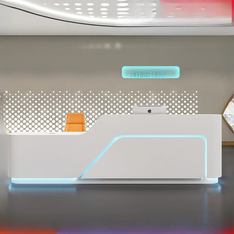 Elegant Reception Desk and Office Counter