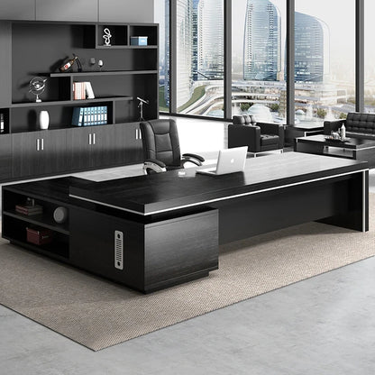 Light Luxury Minimalist L-Shaped Office Desk