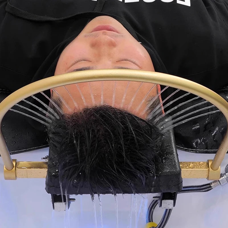 Headspa Bed Hairdressing Shampoo Products Salon Spa Hair Water Hoop Pedicure Foot Chair Salons Mobilier Coiffure Stylist Massage