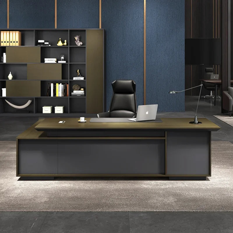 Multifunctional Workstation Home Room Desks Writing Read Organizer Bedroom L Shaped Corner