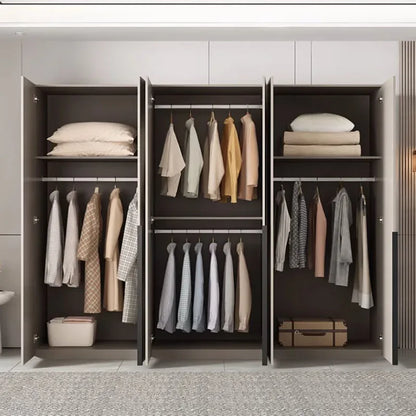 Nordic Bedroom Wardrobe Space Saving Aesthetic Sliding Doors Hotel Wardrobe Cabinets Storage Roperos De Madera Home Furniture