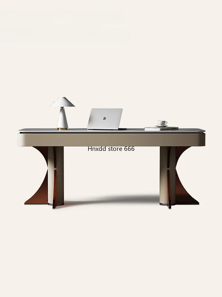 Slate = modern minimalist high-end = Italian minimalist acrylic household computer desk