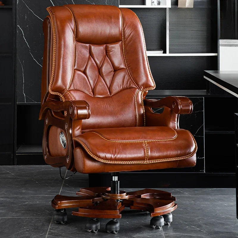 Massage Swivel Office Chair Comfortable Rolling Ergonomic Stools Office Chair Computer  Furniture Bedroom