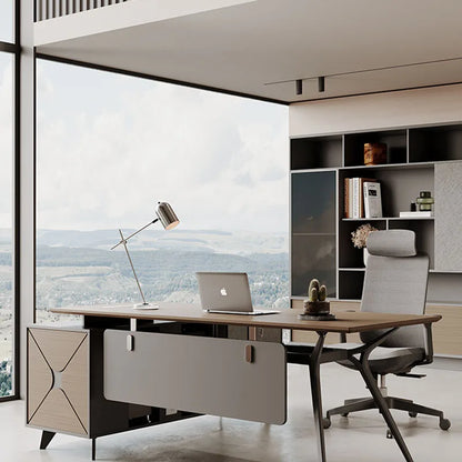 Multifunctional Student Desk Reading Tables Storage L Shaped Reception Meeting Table Industrial Escritorio Conference Simple