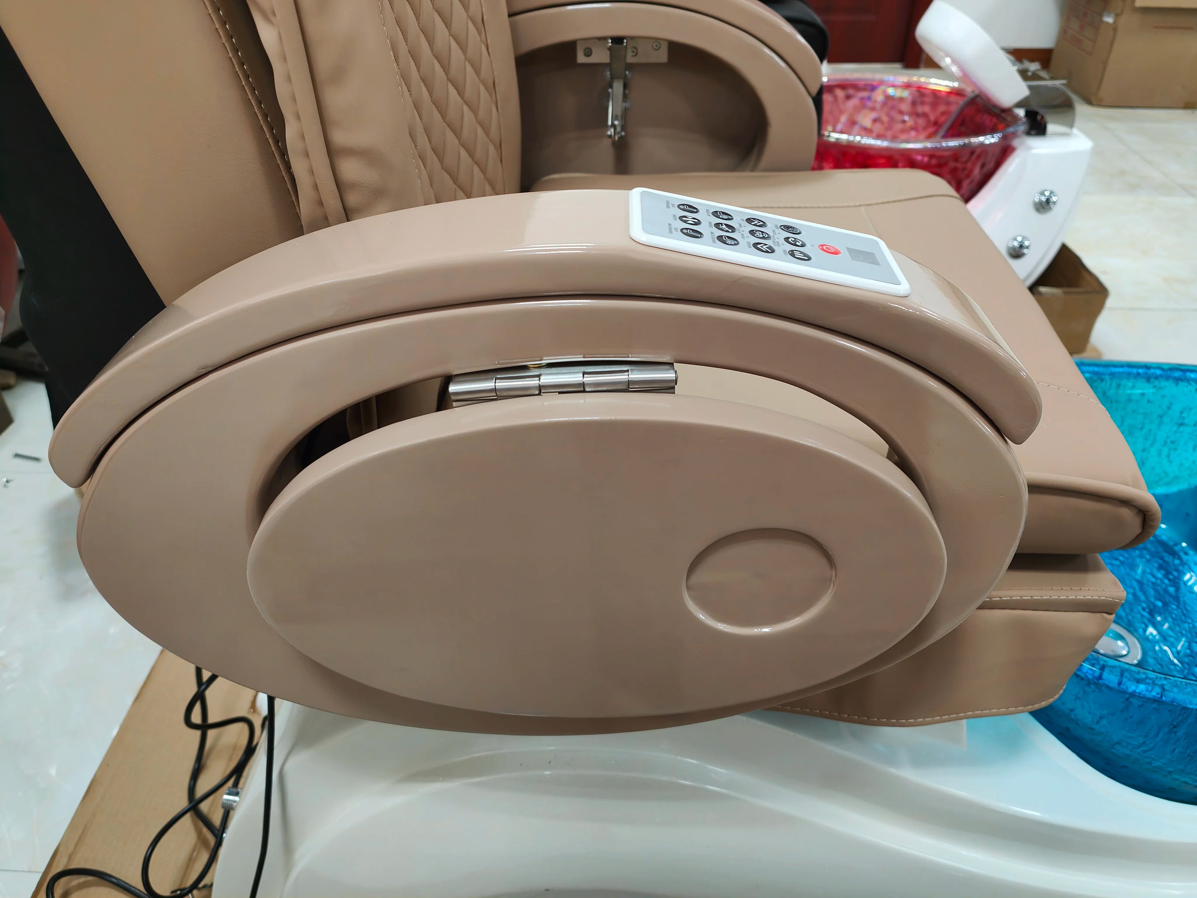 Professional Modern Luxury Beauty Nail Salon Foot Spa Electric Massage Pedicure Chair