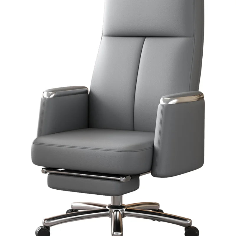 Designer Ergonomic Office Chair: Stylish Rolling Gaming Armchair.