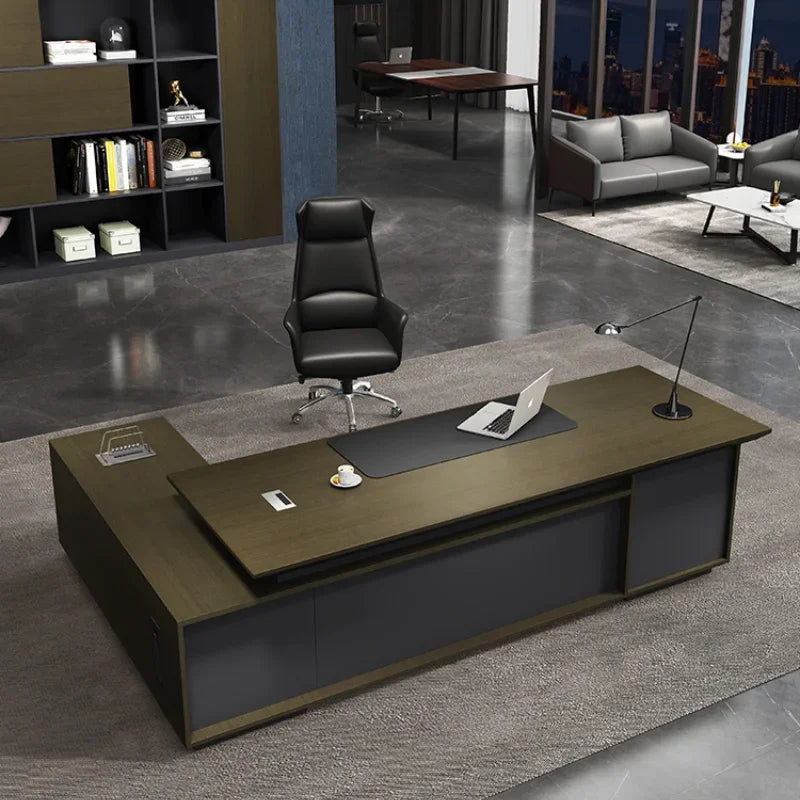 Multifunctional Workstation Home Room Desks Writing Read Organizer Bedroom L Shaped Corner