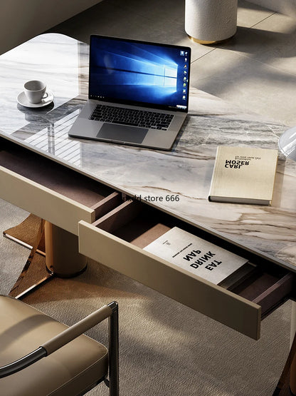 Slate = modern minimalist high-end = Italian minimalist acrylic household computer desk