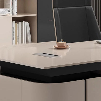 Modern L-Shaped Boss Computer Desk