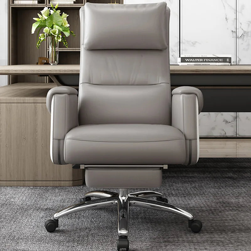 Ergonomic Desk Chair with Massage – Swivel Accent Arm Recliner, Luxury Comfort for Home Office