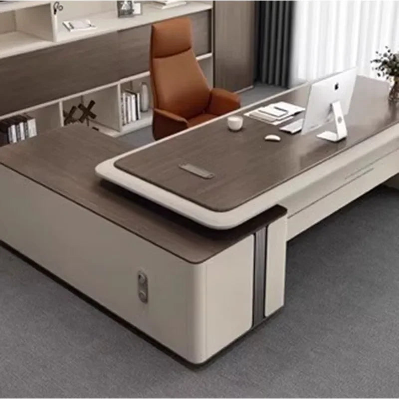 Desktop Desk Home Office Desks L Shaped Gaming Cheap Work Bedroom Furniture Reception Reading Room Workstation Tisch
Corner