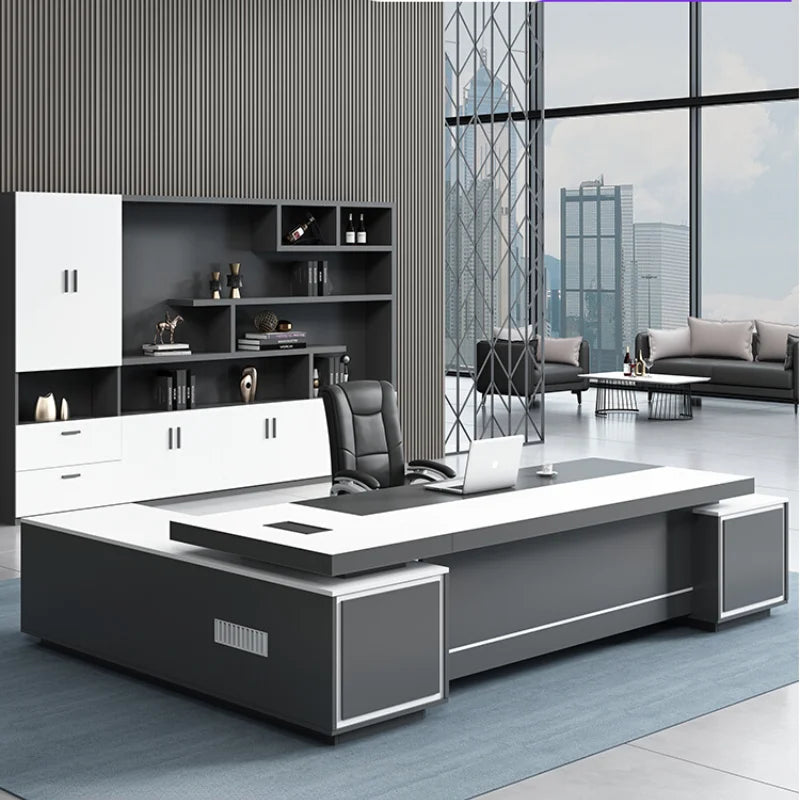 L-Shaped Executive Desk