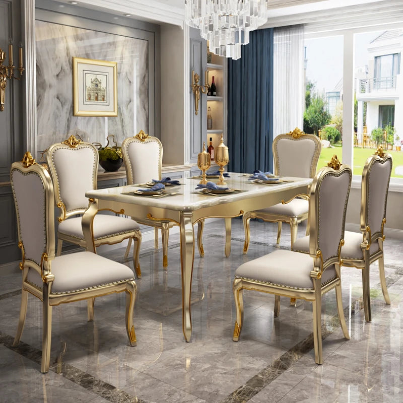 Designer Luxury Dining Table Home Modern Space Saving Dining Table Restaurant Center Mesa Comedor Living Room Sets Furniture