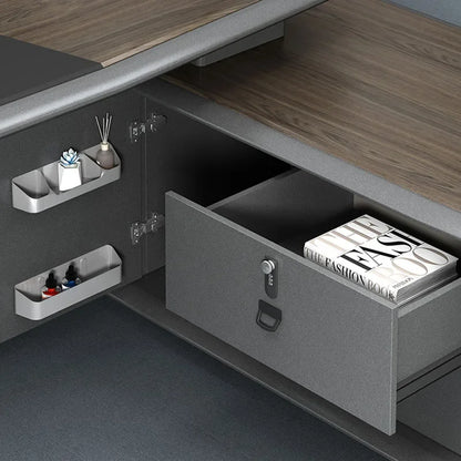 Multifunctional Computer Desk Organizer, Sofa Side Table with Adjustable Height, Modern Home Office, Bedroom, and Study Furniture