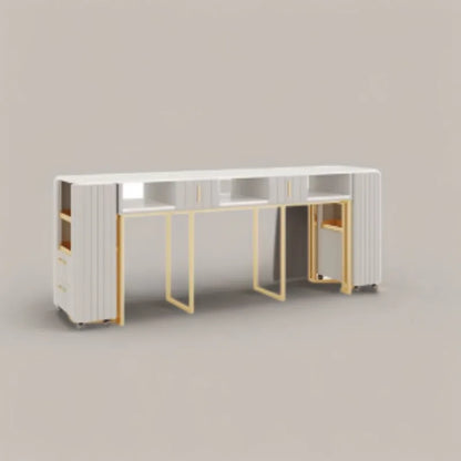 Nail Supplies Speciality Equipment Makeup Organizer Modern Professional Exquisite Marble Luxury Desk Mesa Manicure Tech Tables