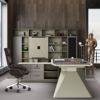 Storage Filing Office Desk Writing Conference Laptop Boss Drafting Office Desk Meeting Scrivania Bianca Office Furniture HDH