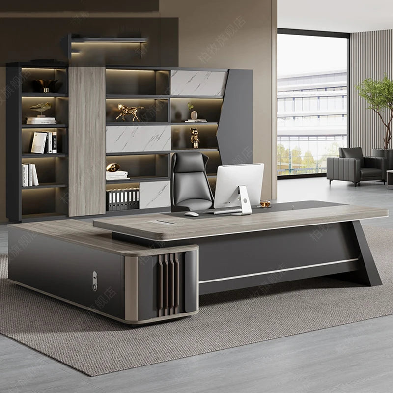 Large Household Office Desk Study Cheap Modern Corner Coffee Office Desk Computer Home Writing Escritorio Oficina Furniture